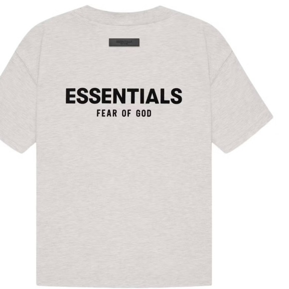✔️ FEAR OF GOD ESSENTIALS Men Tee T-Shirt. Small. Light Oatmeal. Brand New - Picture 2 of 3